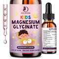 Kids Magnesium Glycinate Sleep Liquid Drops – Sleep & Calm Support with L-Theanine – Melatonin-Free, Sugar-Free Vegan Raspberry Supplement – 2 Bottles, 30ml Each - TrustMedUSA