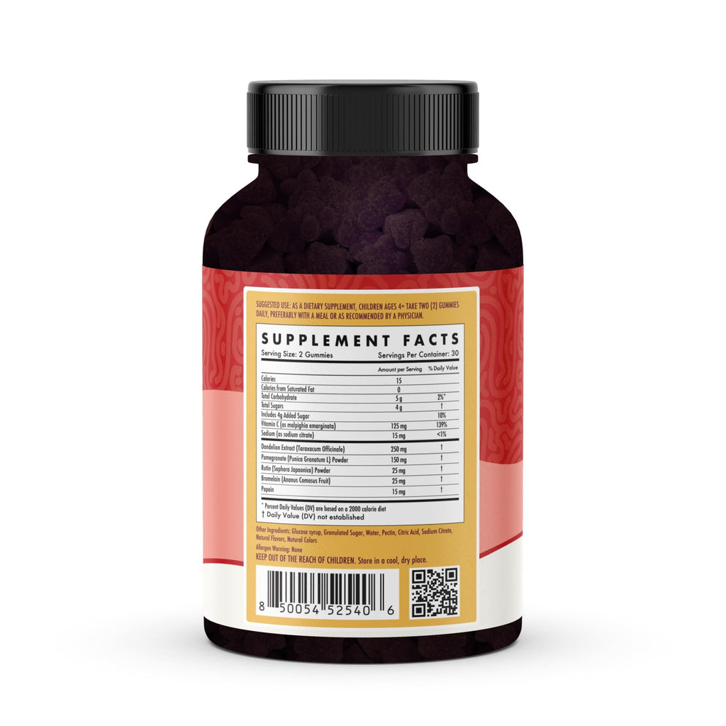 Kids Naturals Spike Support Gummies – Year-Round Wellness with Vitamin C, D & Zinc | 60ct (1 Month Supply) - TrustMedUSA