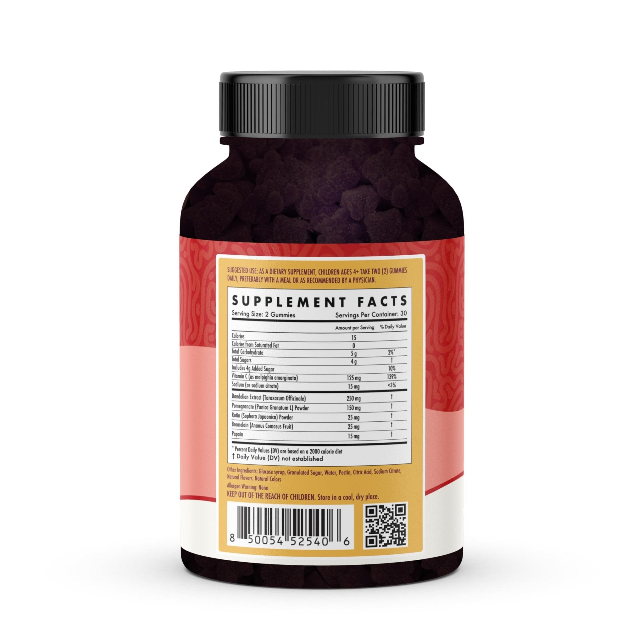 Kids Naturals Spike Support Gummies – Year-Round Wellness with Vitamin C, D & Zinc | 60ct (1 Month Supply) - TrustMedUSA