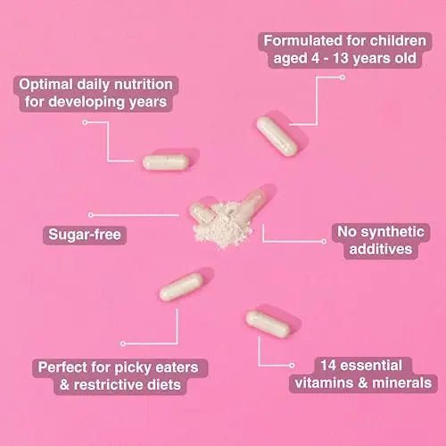 Kids Vitamins - Multivitamin for Kids with Calcium, Zinc, Iron, Vitamin C, B12, D3 and More - TrustMedUSA