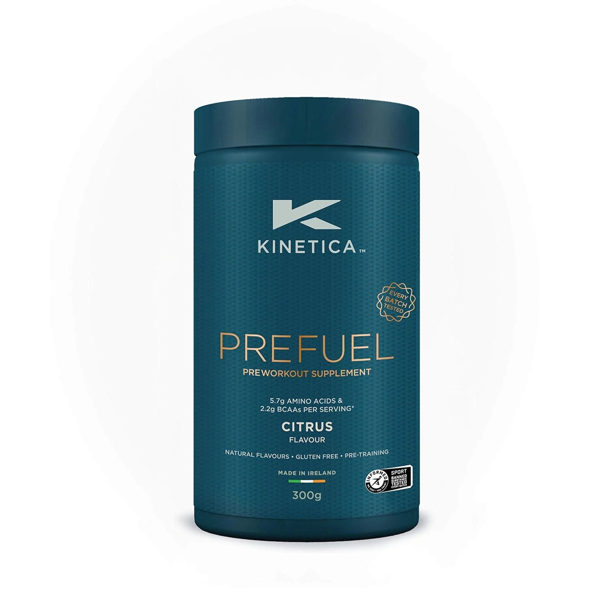 Kinetica PreFuel, Pre Workout, 5.7g Amino Acids & 2.2g BCAA's per Serving, 30 Servings - TrustMedUSA
