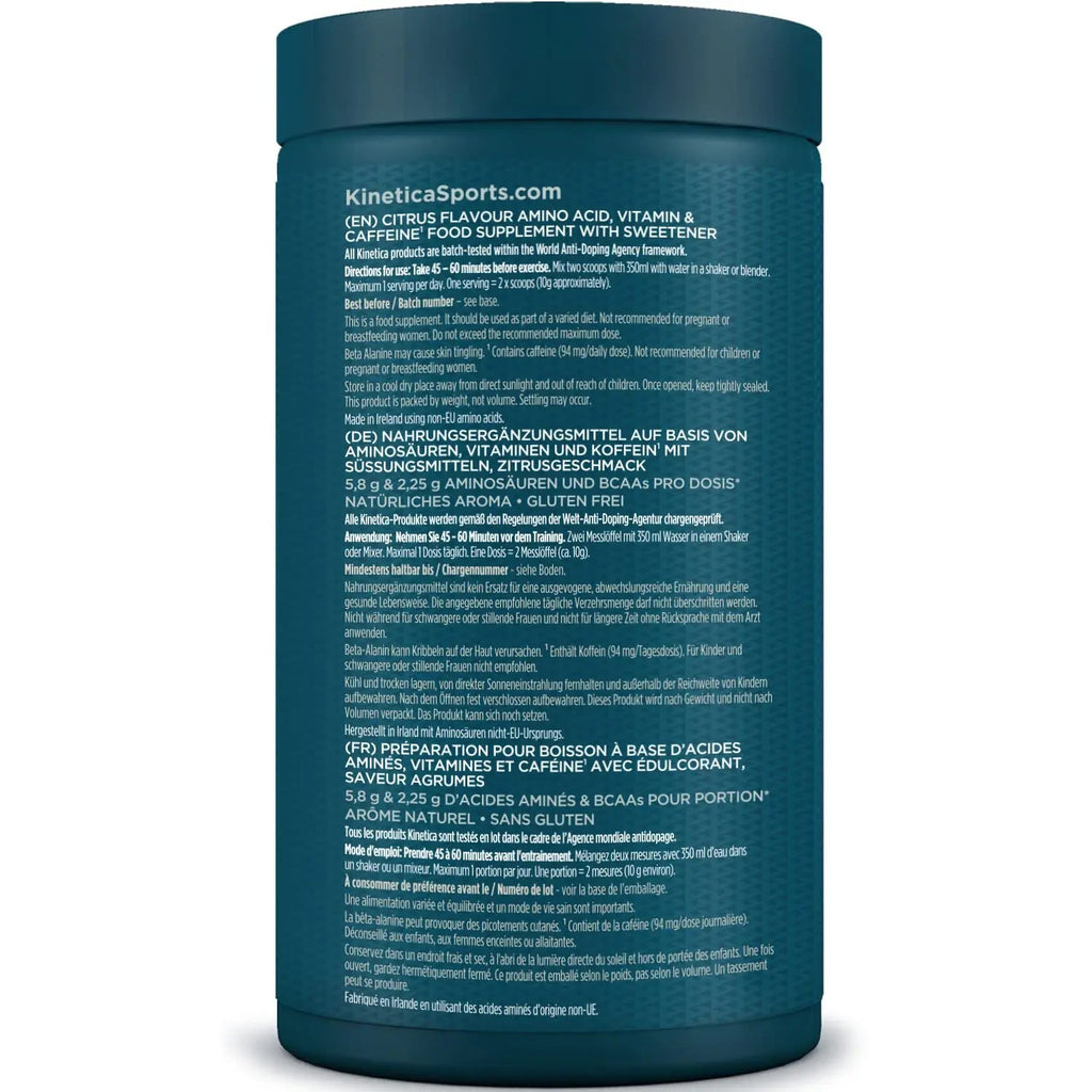 Kinetica PreFuel, Pre Workout, 5.7g Amino Acids & 2.2g BCAA's per Serving, 30 Servings - TrustMedUSA