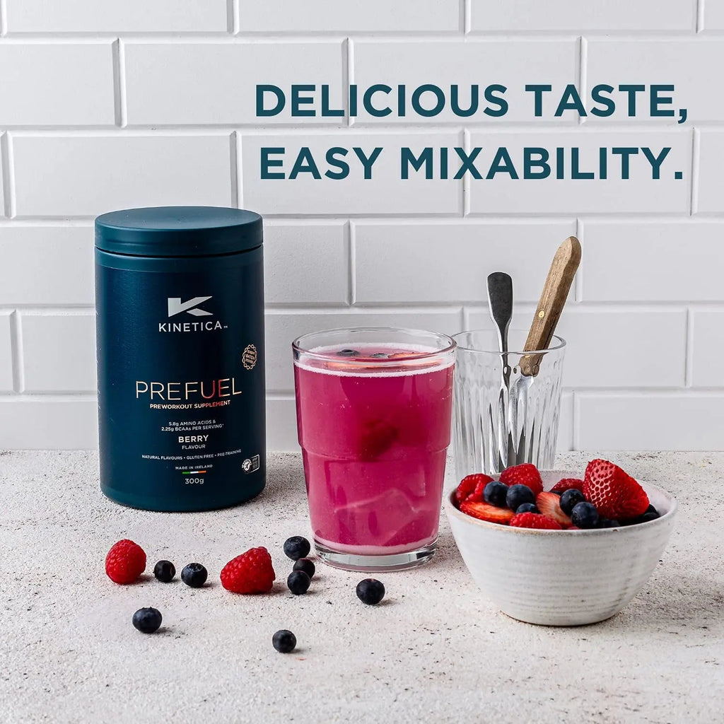 Kinetica PreFuel, Pre Workout, 5.9g Amino Acids & 2.3g BCAA's per Serving, 30 Servings - TrustMedUSA