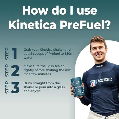 Kinetica PreFuel, Pre Workout, 5.9g Amino Acids & 2.3g BCAA's per Serving, 30 Servings - TrustMedUSA