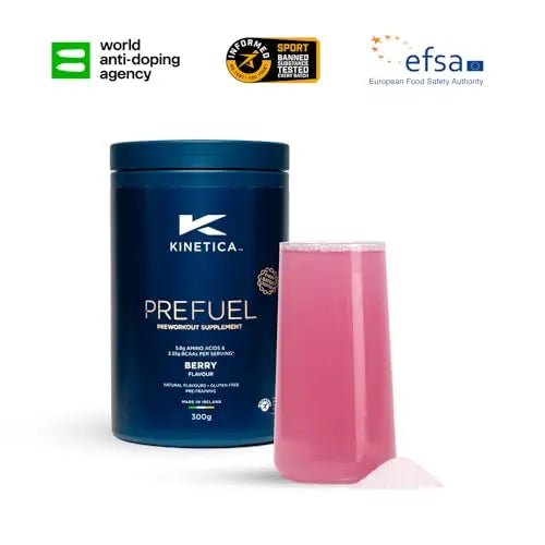 Kinetica PreFuel, Pre Workout, 5.9g Amino Acids & 2.3g BCAA's per Serving, 30 Servings - TrustMedUSA
