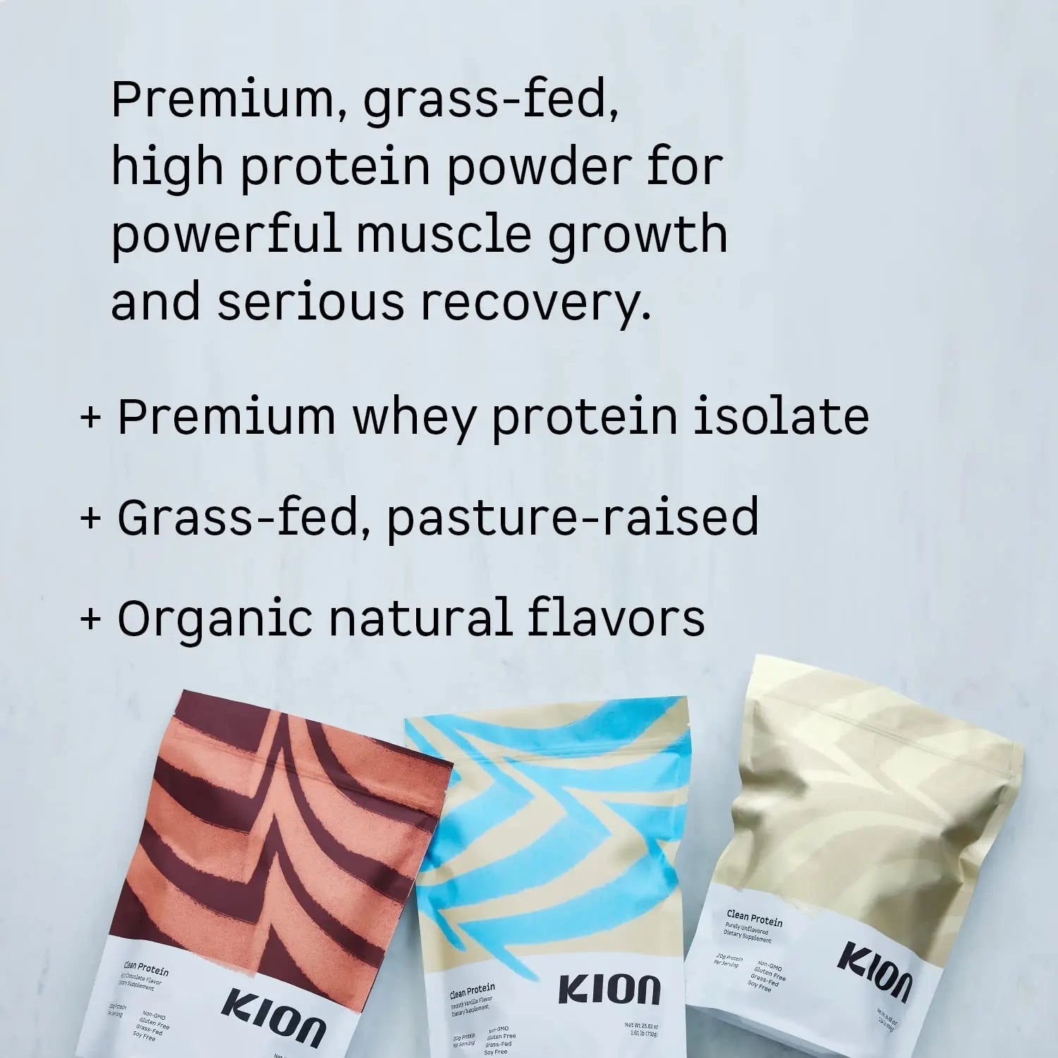 Kion Clean Protein | Grass-Fed & Pasture-Raised Whey Isolate Protein Powder - TrustMedUSA