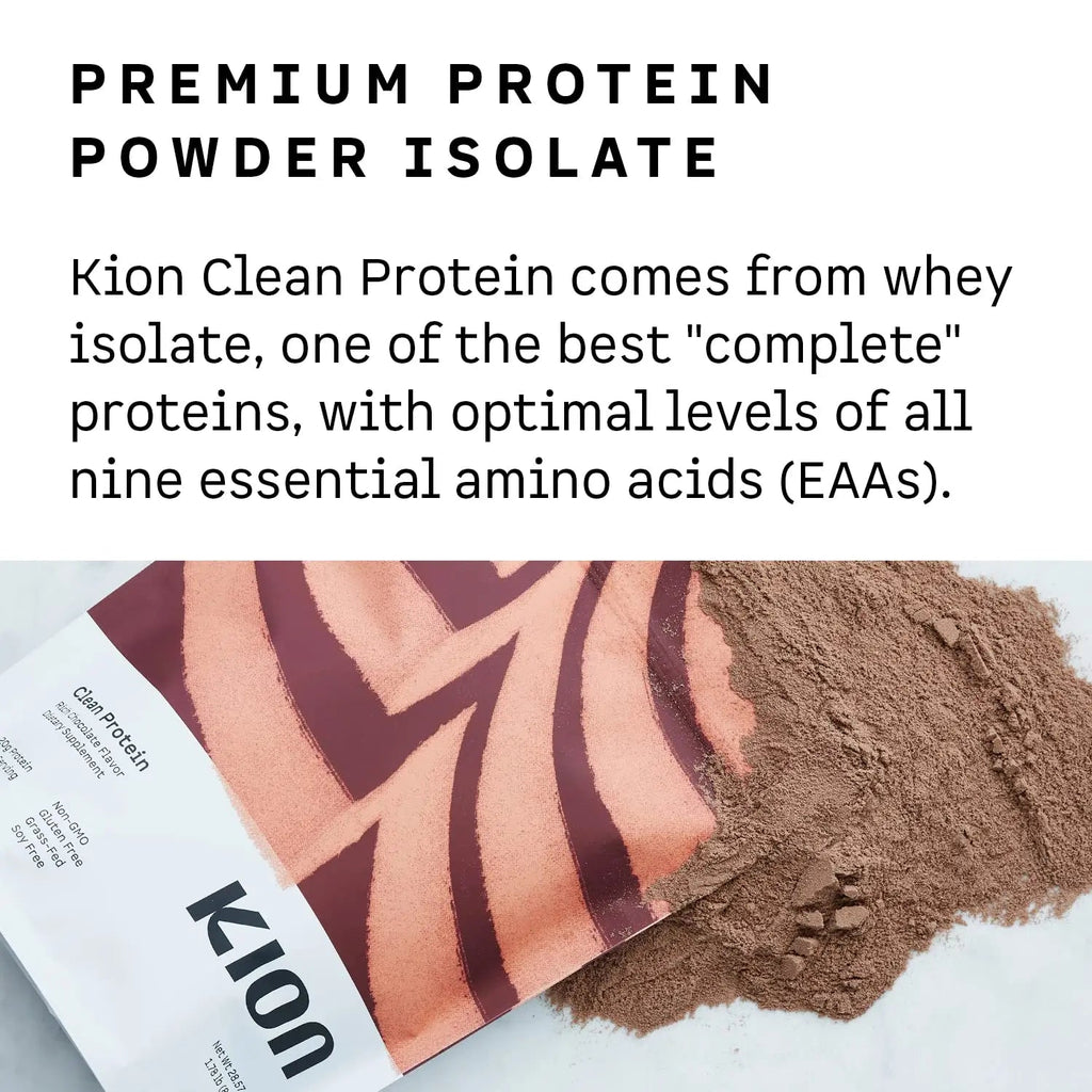 Kion Clean Protein | Grass-Fed & Pasture-Raised Whey Isolate Protein Powder - TrustMedUSA