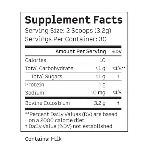 Kion Colostrum | Grass-Fed Bovine | Gut Health and Immune Support | 30 Servings - TrustMedUSA