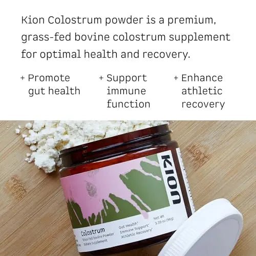Kion Colostrum | Grass-Fed Bovine | Gut Health and Immune Support | 30 Servings - TrustMedUSA