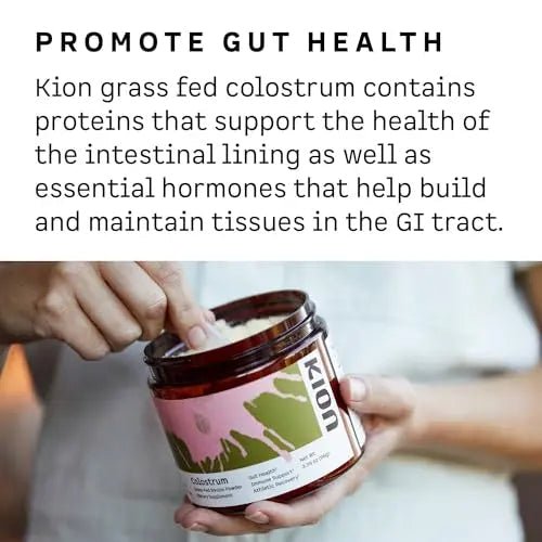 Kion Colostrum | Grass-Fed Bovine | Gut Health and Immune Support | 30 Servings - TrustMedUSA