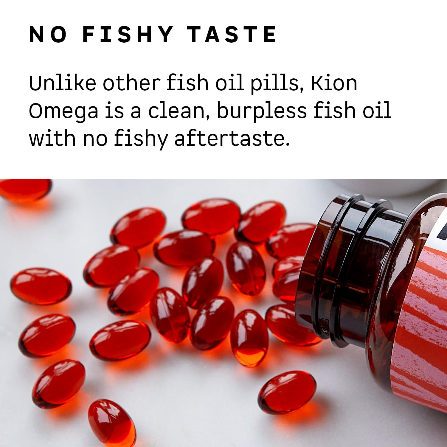 Kion Omega - Omega 3 Fatty Acid Supplements - DHA Supplements - Mini Fish Oil Softgels - Omega 3 DHA EPA Fish Oil Pills - Fish Oil 1,000 mg - 30 Servings - TrustMedUSA