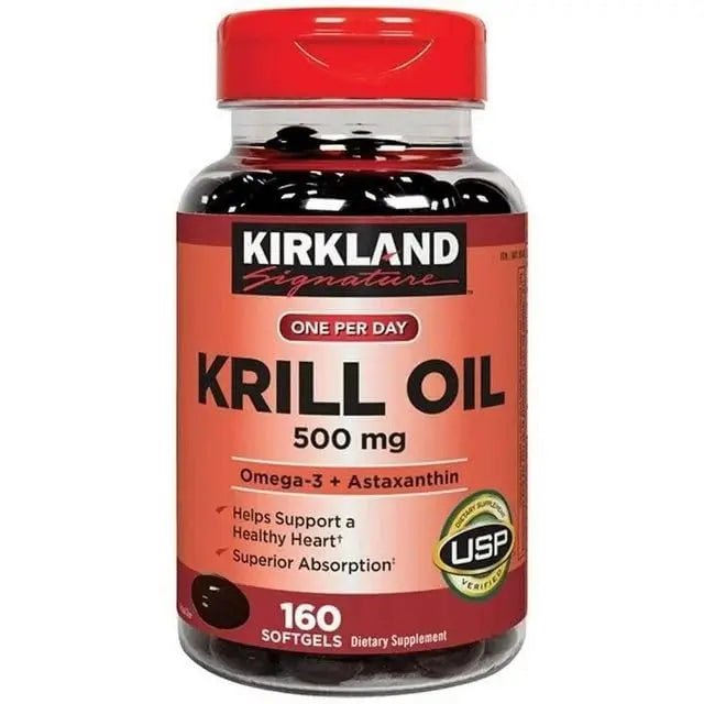 Kir-kland Signature Krill Oil 500 Milligram 160 Softgels - TrustMedUSA