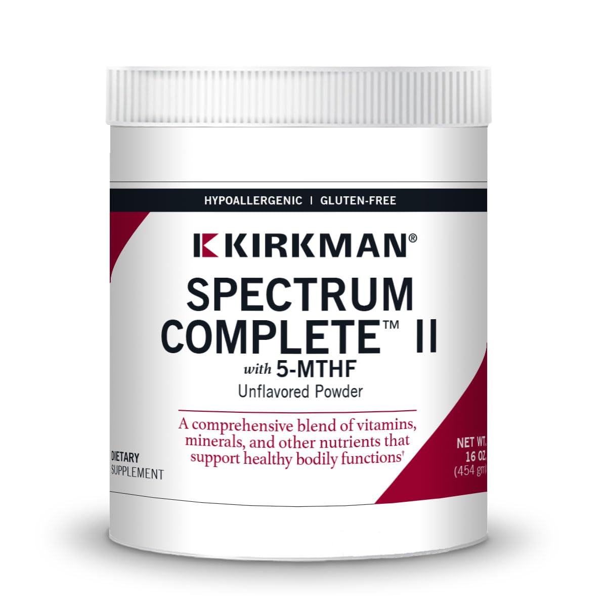 Kirkman Spectrum Complete II Powder - Hypoallergenic - 454 gm/16 oz - TrustMedUSA