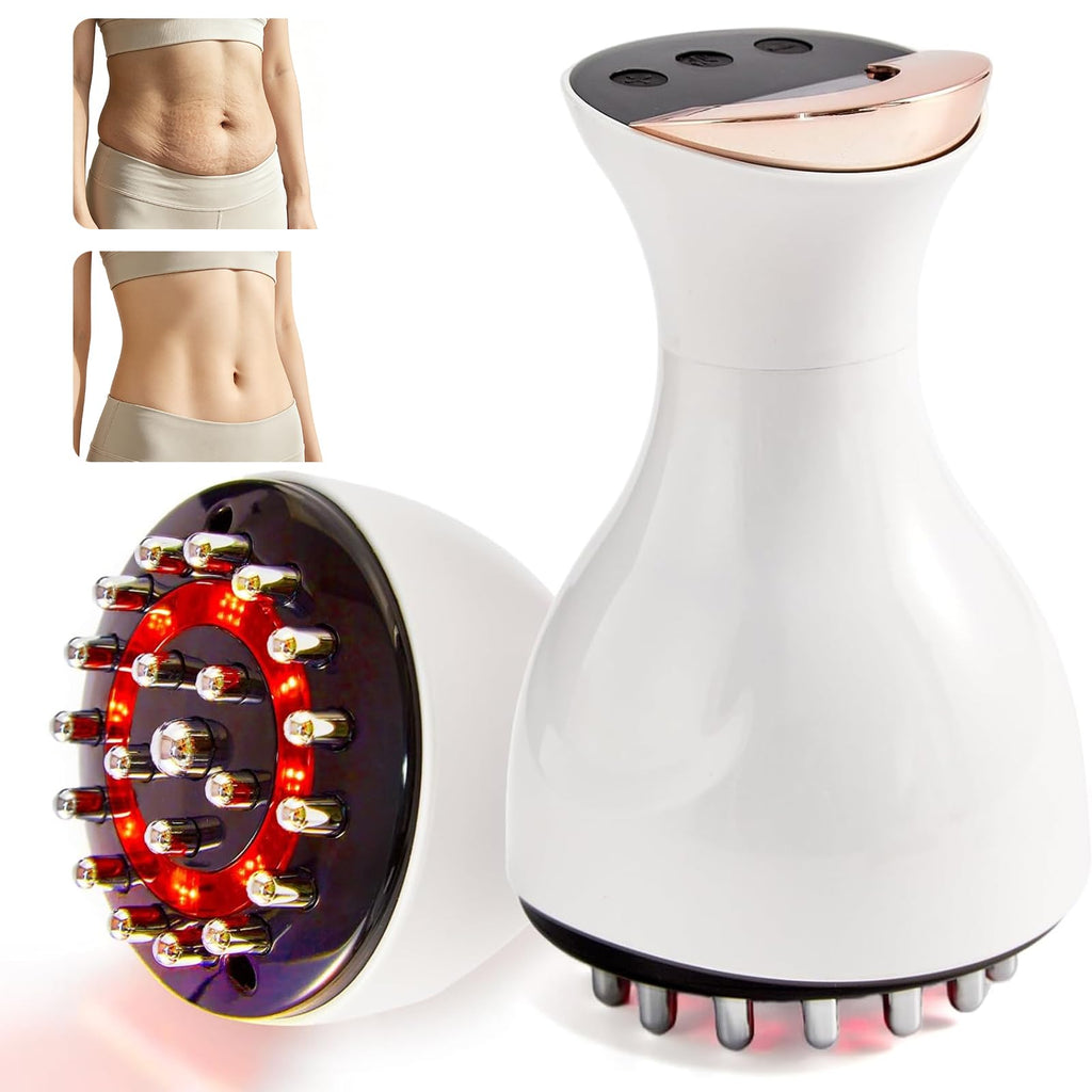 Kitusi Lymphatic Drainage Massager & Anti Cellulite Massage Tool, for Legs, Arms & Belly, Body,Helps Reduce Stretch Marks & Cellulite,with Microcurrent, Light Heat & Vibration - Maple Wellness Supplements