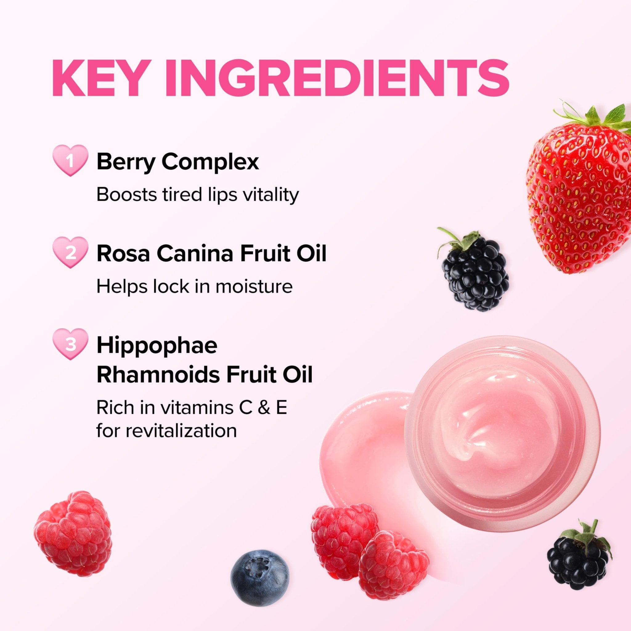 Klavuu Lip Mask Sleeping Pack (0.7oz) – Overnight Deep Hydrating Korean Lip Balm Treatment for Very Dry, Chapped Lips | Lip Lightening & Plumping with Instant Hydration | Gentle Exfoliating (Berry) - TrustMedUSA