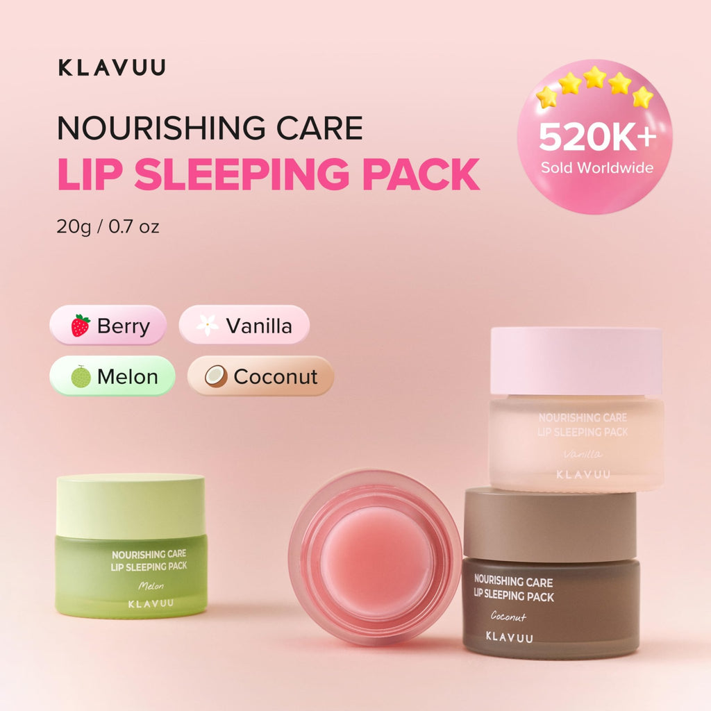 Klavuu Lip Mask Sleeping Pack (0.7oz) – Overnight Deep Hydrating Korean Lip Balm Treatment for Very Dry, Chapped Lips | Lip Lightening & Plumping with Instant Hydration | Gentle Exfoliating (Berry) - TrustMedUSA