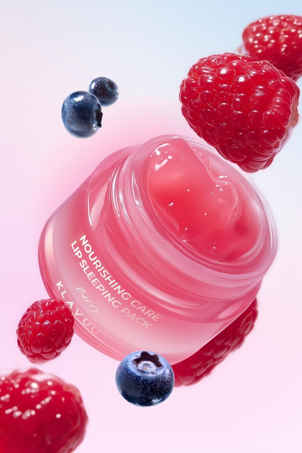 Klavuu Lip Mask Sleeping Pack (0.7oz) – Overnight Deep Hydrating Korean Lip Balm Treatment for Very Dry, Chapped Lips | Lip Lightening & Plumping with Instant Hydration | Gentle Exfoliating (Berry) - TrustMedUSA