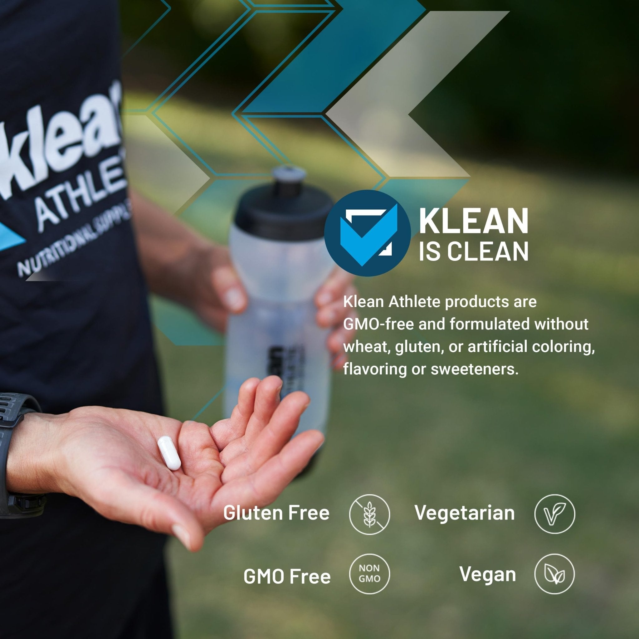 Klean Athlete Klean Ashwagandha - for Occasional Stress - Supports Adaptations to Training* - Adaptogen Blend - Vegan & Non GMO - 60 Capsules - TrustMedUSA