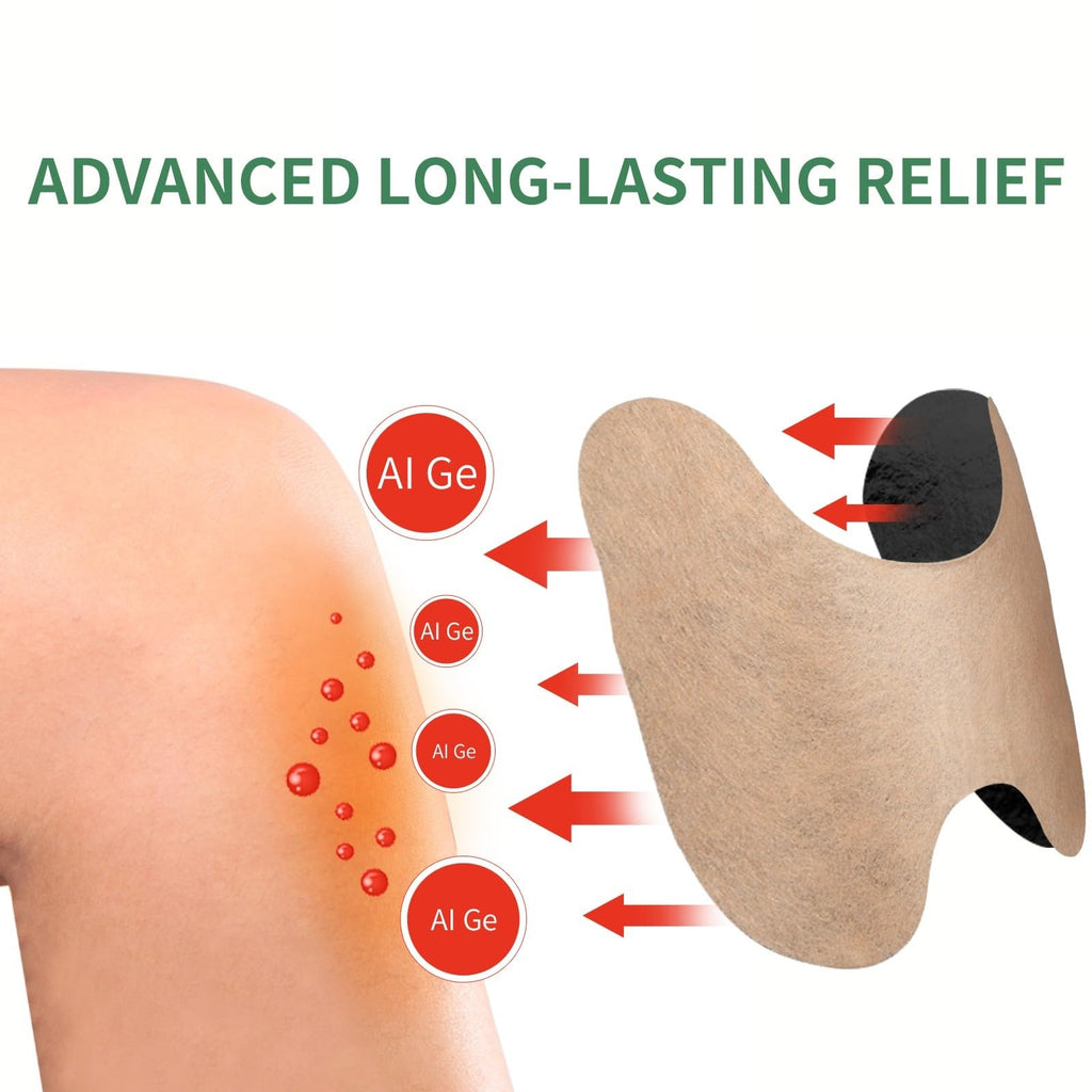 Knee Patch 72 Pcs, for The Relief of Muscle Pain in Joints, Neck and Shoulders, Long-Lasting Warm Knee Patches - TrustMedUSA