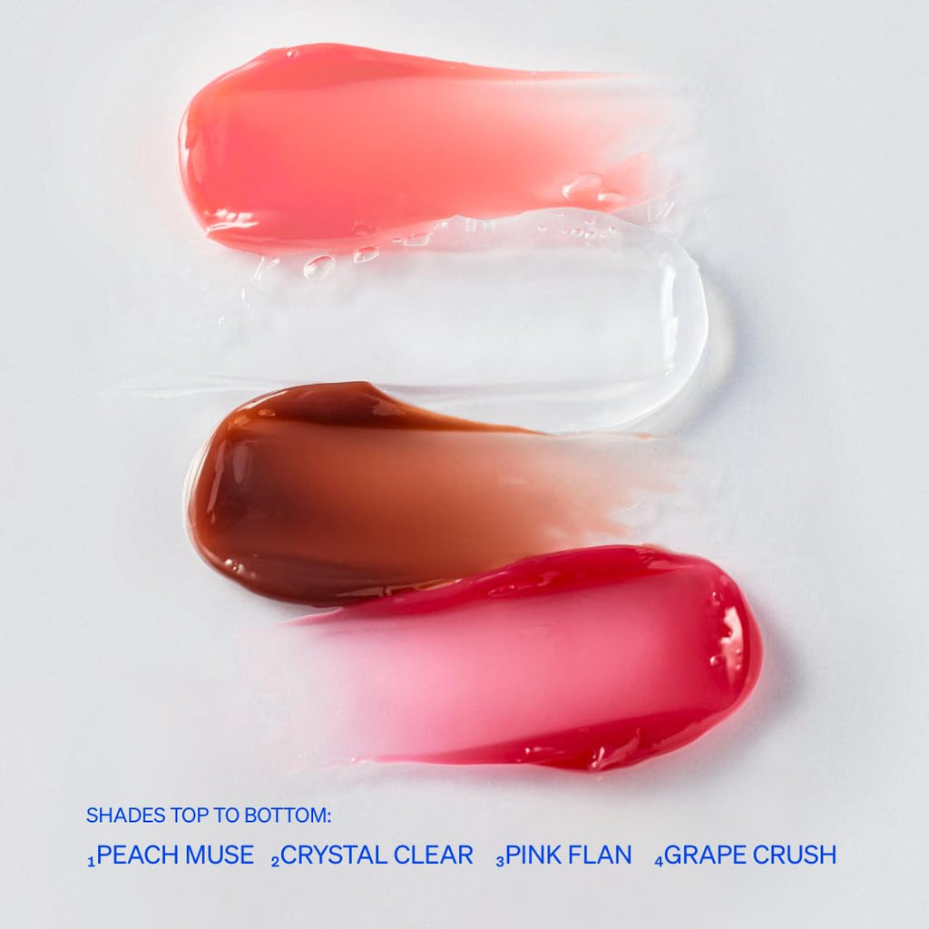 KNEMO LipLock Jelly Serum for Dry Lips, Long-Lasting, Hydrating, Plumping, Glossy Mask with Rose PDRN, Carrot Collagen, Pillow Peptide, Moisturizing Tinted Lip Balm. (Crystal Clear) - TrustMedUSA