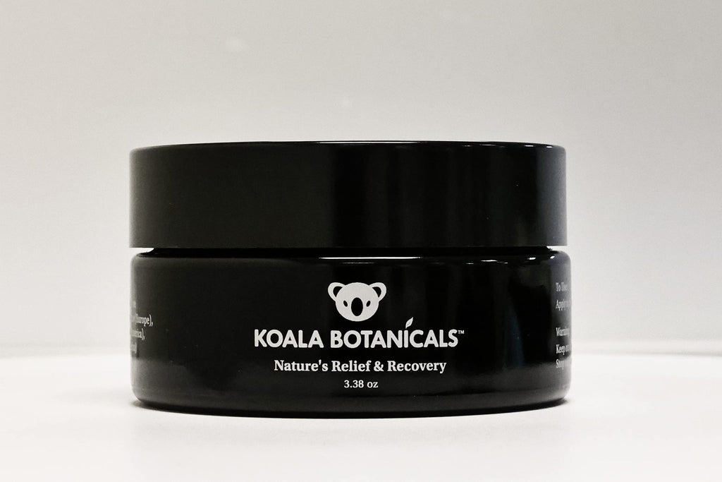 Koala Botanicals Joint & Muscle Therapy – 3.38 oz Cream – Intensive Concentrate for Joint & Muscle Recovery, Premium Formula Provides Relief for Back, Neck, Hands, Feet, Knees - Includes 2 Mini IPA - TrustMedUSA