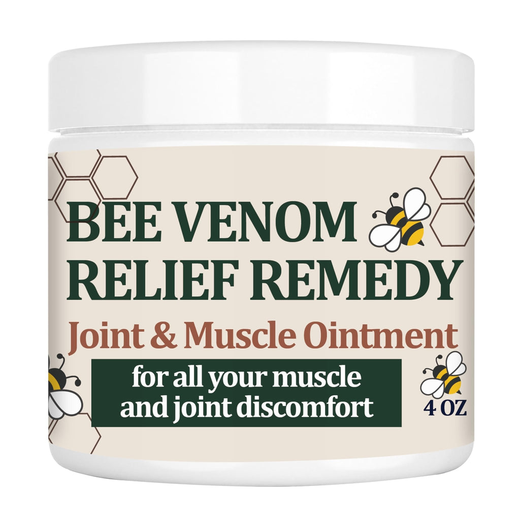 KOKOMAANE Bee Venom Muscle Bone Cream, Fast Acting, for Back, Neck, Hand, Foot, Knee, Muscle, Shoulder, Topical, Wrist, Elbow, Hip, Nerve, Plantar, Ankle, Foot discomfort, Vitamin B6 - TrustMedUSA