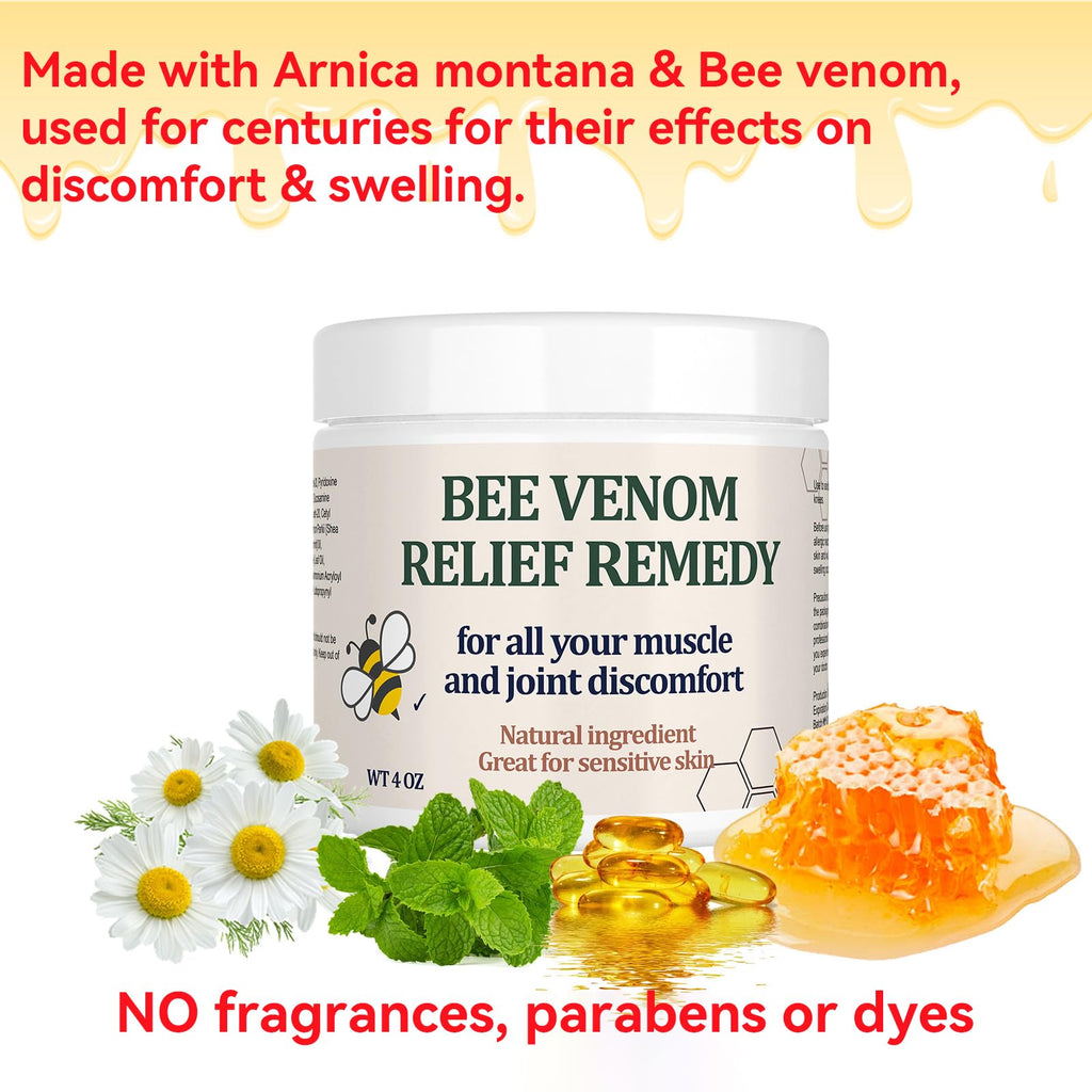 KOKOMAANE Zealand Bee Venom Professional Serum Care Cream, Muscle & Bone Relief - Fast Acting Soothing Effective Relief for Back, Neck, Hand, Foot, Knee, Muscle, Shoulder, Hip - TrustMedUSA