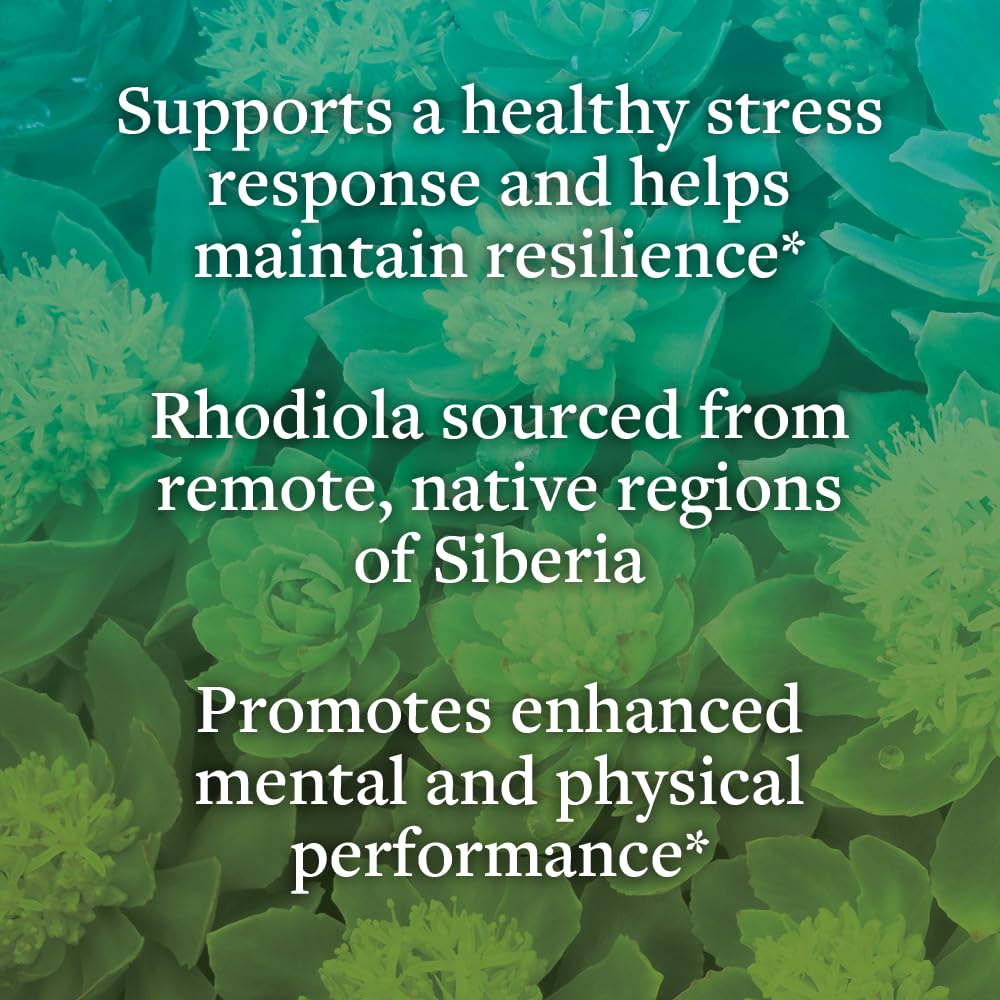 kokora Extra Strength Rhodiola Rosea – Stress Relief, Endurance & Promotes Mental & Physical Performance* - with Siberian Rhodiola, Rosavins, Organic Holy Basil - Vegan, Non-GMO - 60 Capsules - TrustMedUSA