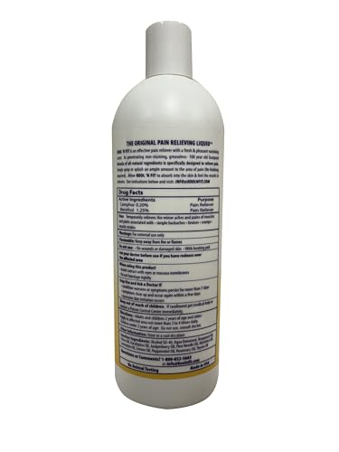 Kool N Fit Pain Relief Product (16oz) - Foot, Lower Back Pain Relief, Knee Pain Relief & More, Quickly Absorbed, Non-Greasy, Non-Staining, All Natural - TrustMedUSA