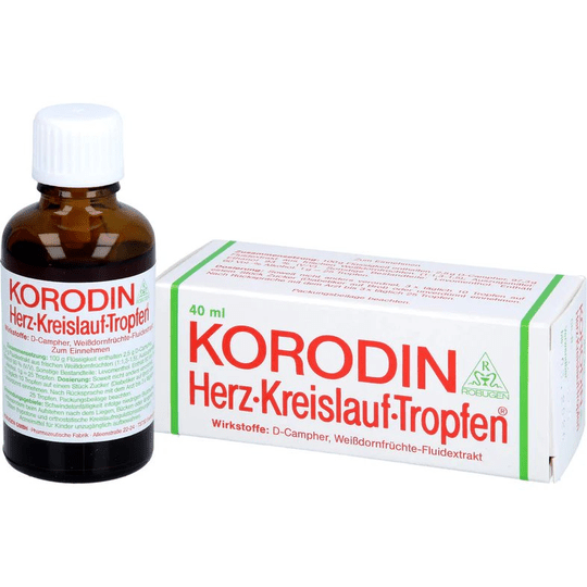 KORODIN drops for circulatory disorders and dizziness, 40 ml - TrustMedUSA