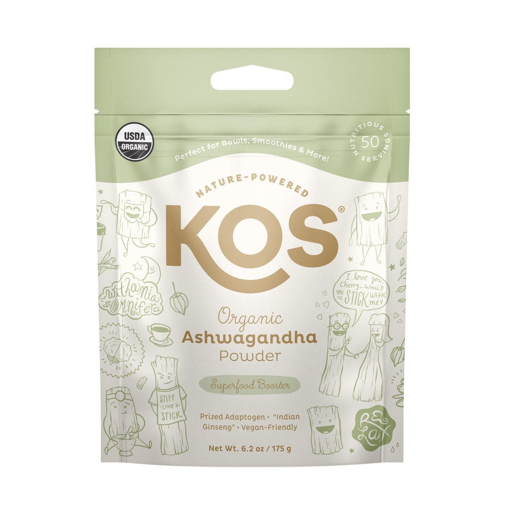 KOS Organic Ashwagandha Powder - Maple Wellness Supplements