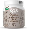 KOS Organic Coconut Milk Powder, USDA Certified Organic - 0g Sugar, MCT Plant Based Creamer for Coffee, Smoothies, Vegan, Keto, Paleo Friendly, Non-GMO, Gluten or Dairy- 12.6oz, 179 Servings - Maple Wellness Supplements