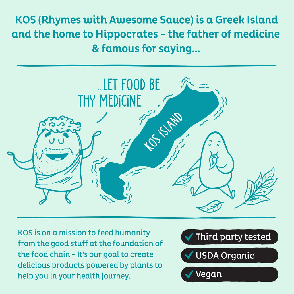 KOS Organic Spirulina Powder - USDA Certified Organic, 109 Servings of Superfood Powder for Smoothies & Juices, Non-Irradiated Blue Green Algae, Plant Based with Antioxidants, Vegan (13.5oz) - Maple Wellness Supplements