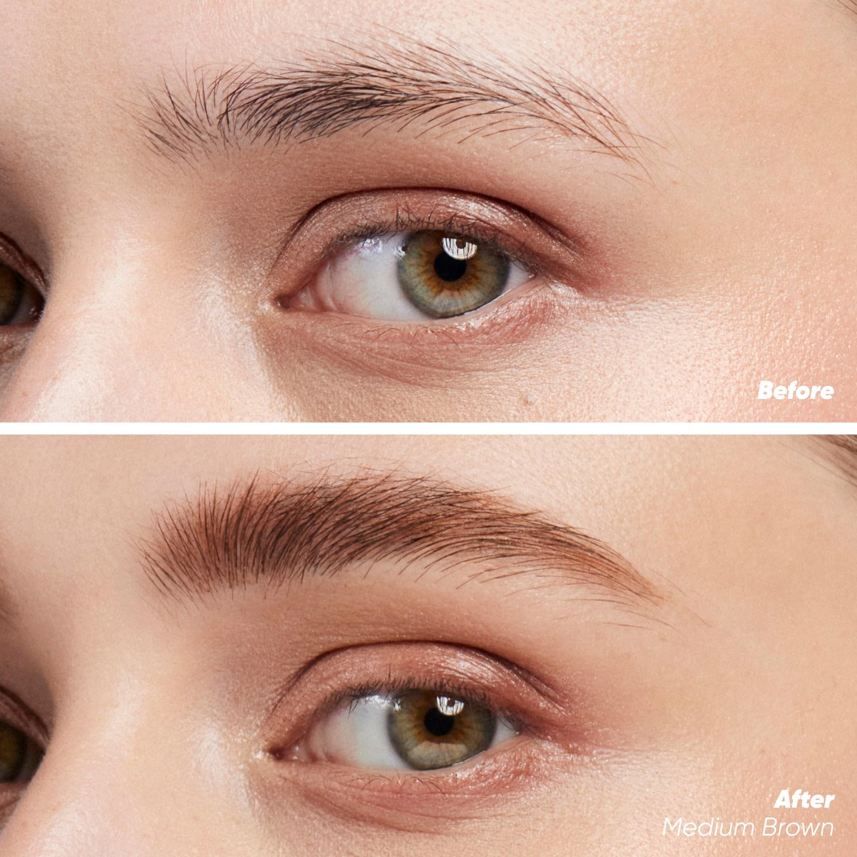 Kosas Air Brow Tinted Eyebrow Gel – Volumizing Brow Gel with Flexible Long-Lasting Hold, Medium Brown - TrustMedUSA