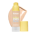 Kosas BB Burst Tinted Face Gel Cream - Supports Healthy Collagen, Smoothes Skin, Hydrates & Moisturizes - Lightweight Buildable Coverage - Light+ Cool 15, (1 Oz/30 ML) - TrustMedUSA