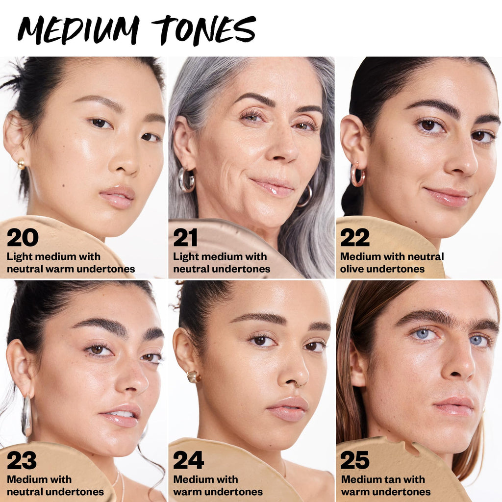 Kosas BB Burst Tinted Face Gel Cream - Supports Healthy Collagen, Smoothes Skin, Hydrates & Moisturizes - Lightweight Buildable Coverage - Light Medium Neutral 21, (1 Oz/30 ML) - TrustMedUSA