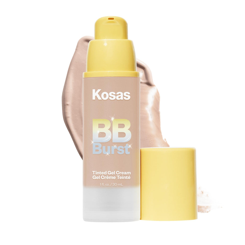 Kosas BB Burst Tinted Face Gel Cream - Supports Healthy Collagen, Smoothes Skin, Hydrates & Moisturizes - Lightweight Buildable Coverage - Light Medium Neutral 21, (1 Oz/30 ML) - TrustMedUSA