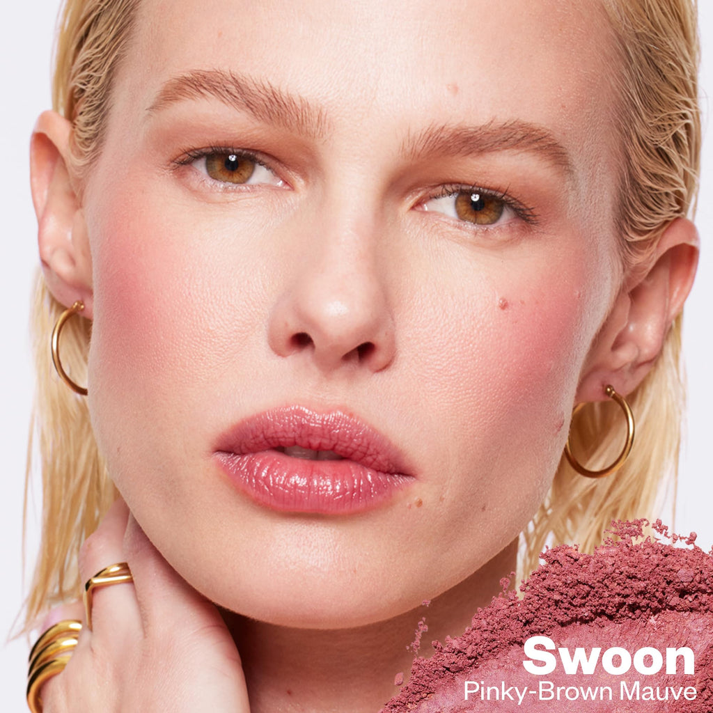 Kosas Blush is Life –Talc-Free Dimensional Blush Baked with Squalane & Hyaluronic Acid – Long Wear, Safe for Sensitive Skin - Swoon - Maple Wellness Supplements