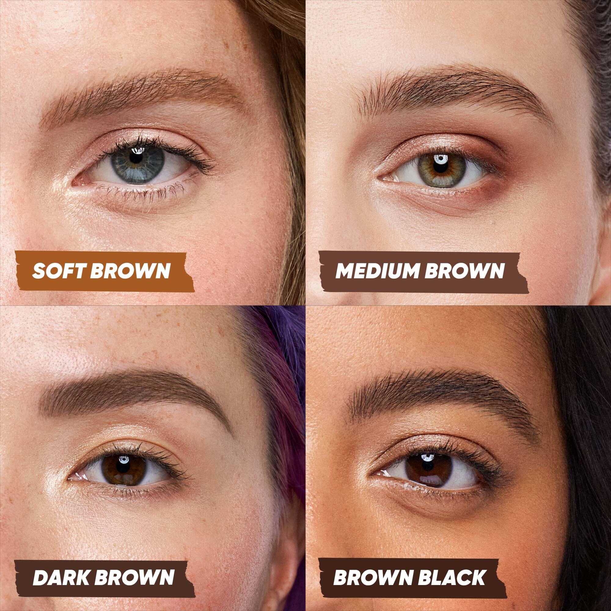 Kosas Brow Pop Nano Eyebrow Pencil – Ultra-Fine 1mm Micro Brow Pencil with Spoolie, Medium Brown - TrustMedUSA