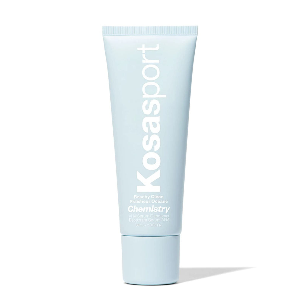 Kosas Chemistry Deodorant - Aluminium and Baking Soda Free + BO-Fighting AHA Serum that Exfoliates, Softens, and Nourishes the Skin, (Beachy Clean) - TrustMedUSA