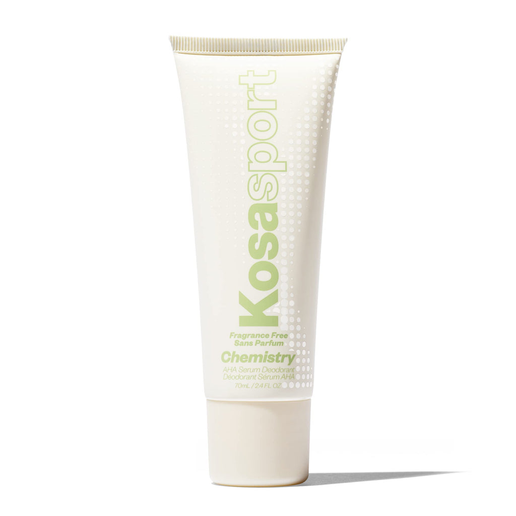 Kosas Chemistry Deodorant - Aluminium and Baking Soda Free + BO-Fighting AHA Serum that Exfoliates, Softens, and Nourishes the Skin, (Fragrance Free) - TrustMedUSA