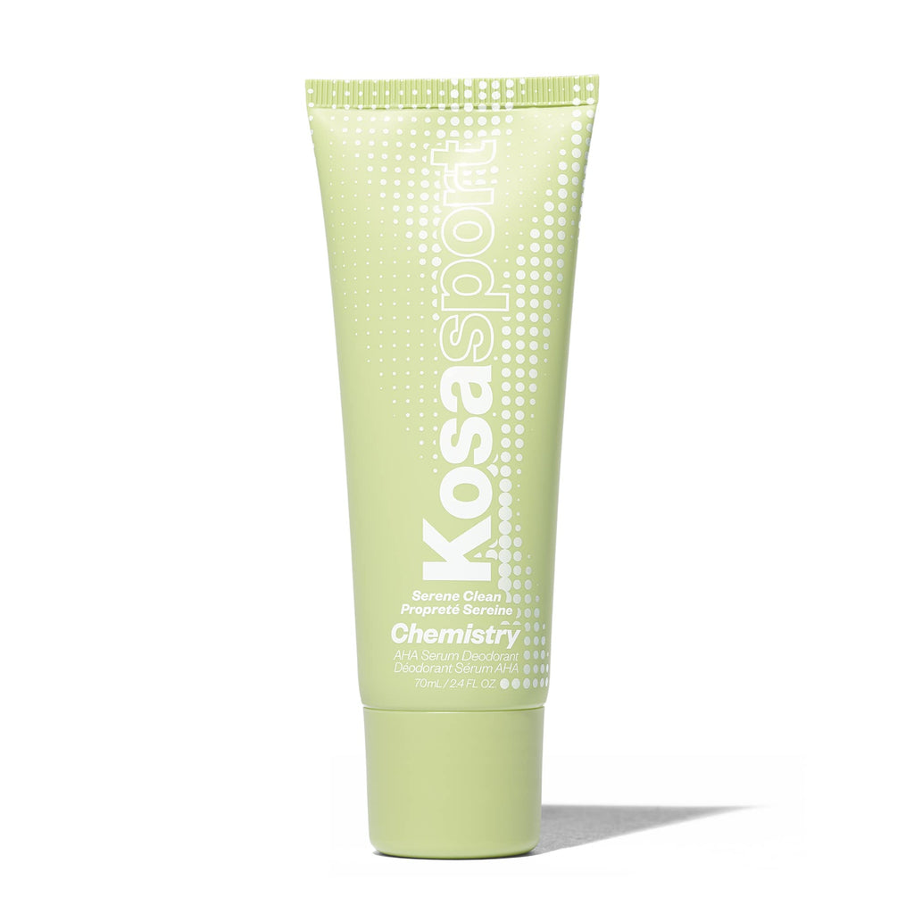 Kosas Chemistry Deodorant - Aluminium and Baking Soda Free + BO-Fighting AHA Serum that Exfoliates, Softens, and Nourishes the Skin, (Serene Clean) - TrustMedUSA