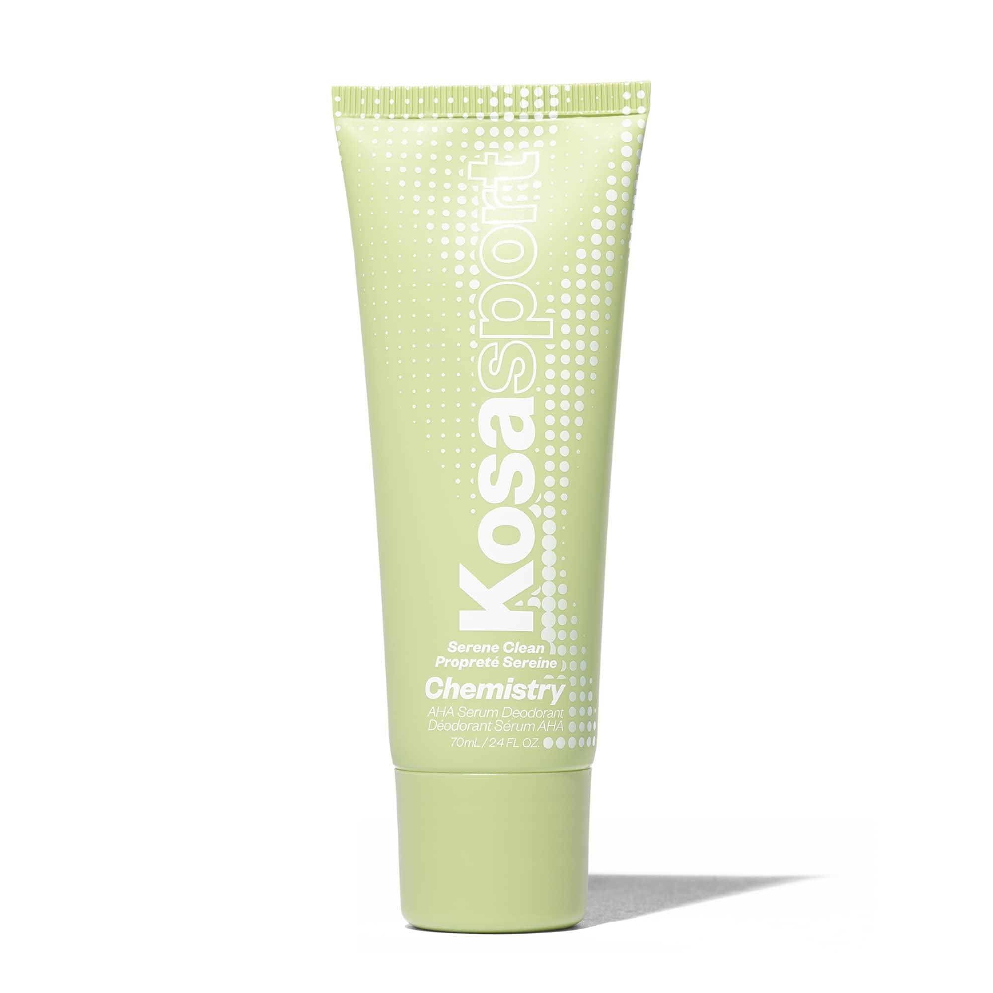 Kosas Chemistry Deodorant - Aluminium and Baking Soda Free + BO-Fighting AHA Serum that Exfoliates, Softens, and Nourishes the Skin, (Serene Clean) - TrustMedUSA