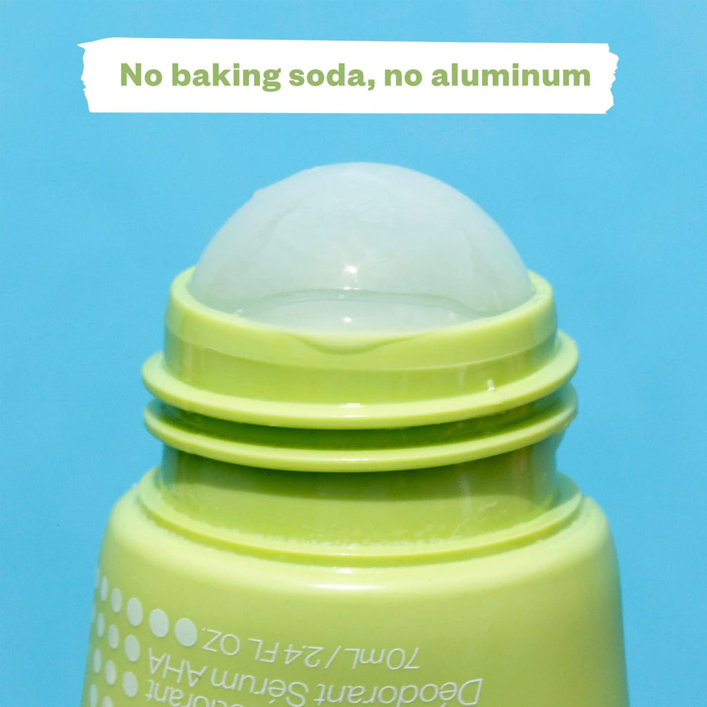 Kosas Chemistry Deodorant - Aluminium and Baking Soda Free + BO-Fighting AHA Serum that Exfoliates, Softens, and Nourishes the Skin, (Serene Clean) - TrustMedUSA