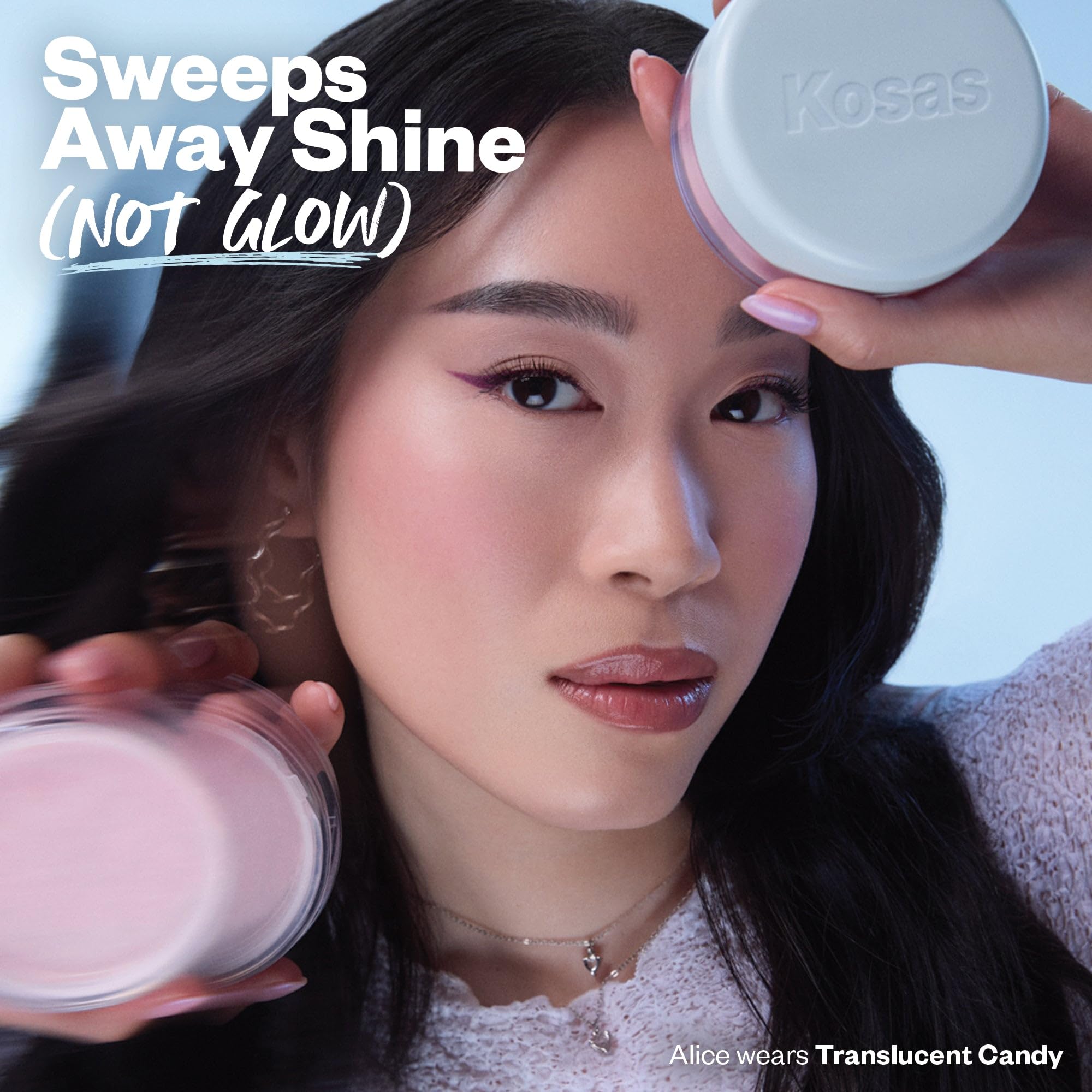 Kosas Cloud Set Loose Setting Powder – Talc-Free Translucent Face Powder for Oil Control, Ultra Sheer Pink - TrustMedUSA