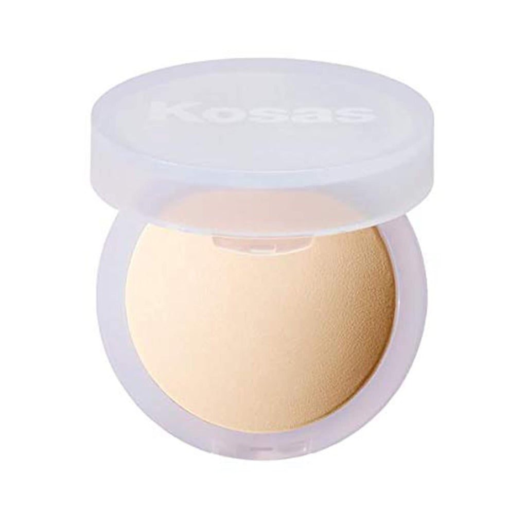Kosas Cloud Set Pressed Setting Powder – Translucent Shine Control Face Powder, Soft Matte Finish, Breezy (Sheer Light) - TrustMedUSA