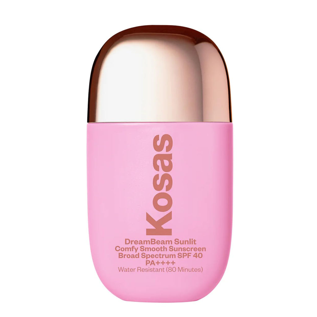 Kosas DreamBeam SPF 40 Mineral Sunscreen for Face + Makeup Prep – Lightweight Hydrating Sun Protection, 40 ml - Maple Wellness Supplements