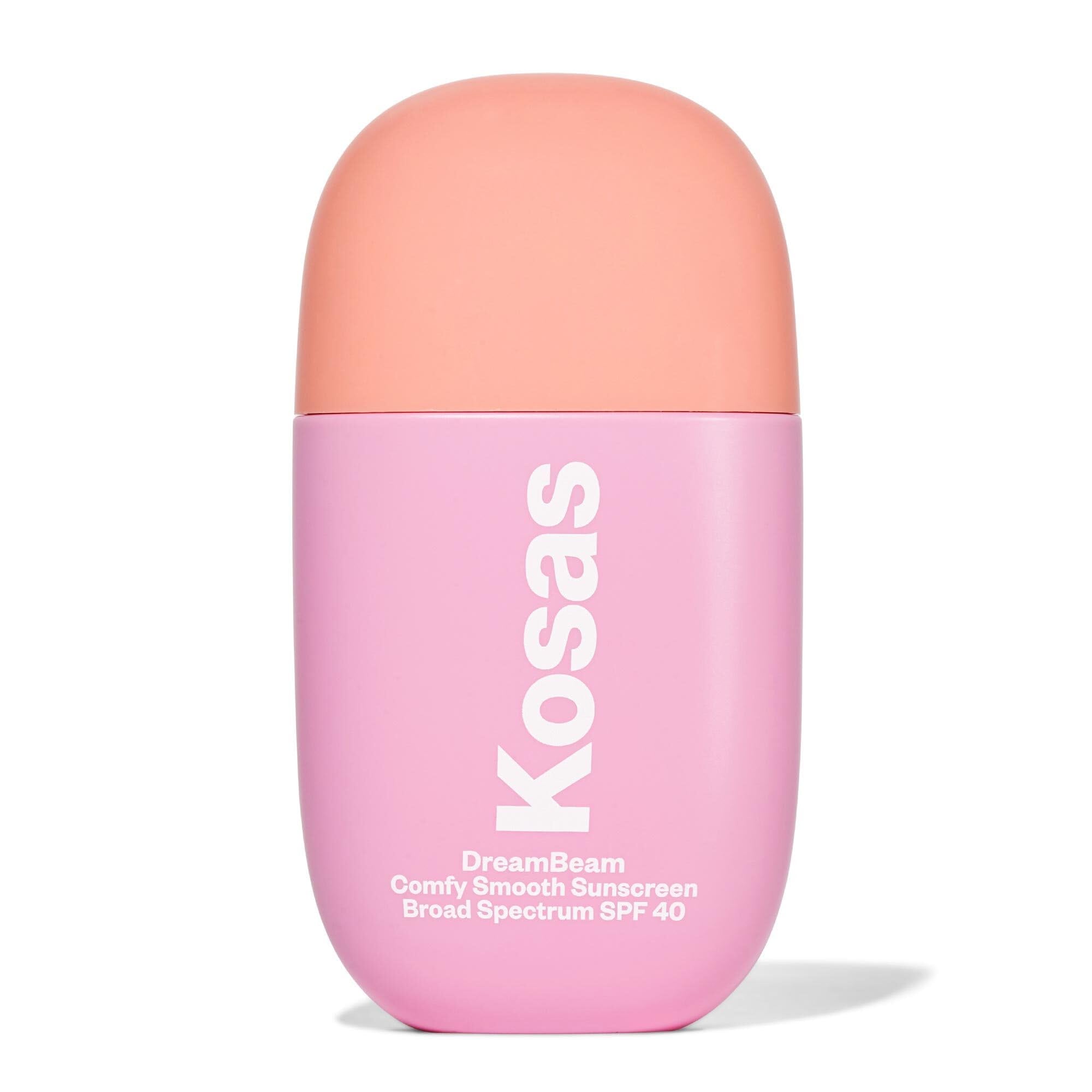 Kosas DreamBeam SPF 40 Mineral Sunscreen for Face + Makeup Prep – Lightweight Hydrating Sun Protection, 40 ml - TrustMedUSA