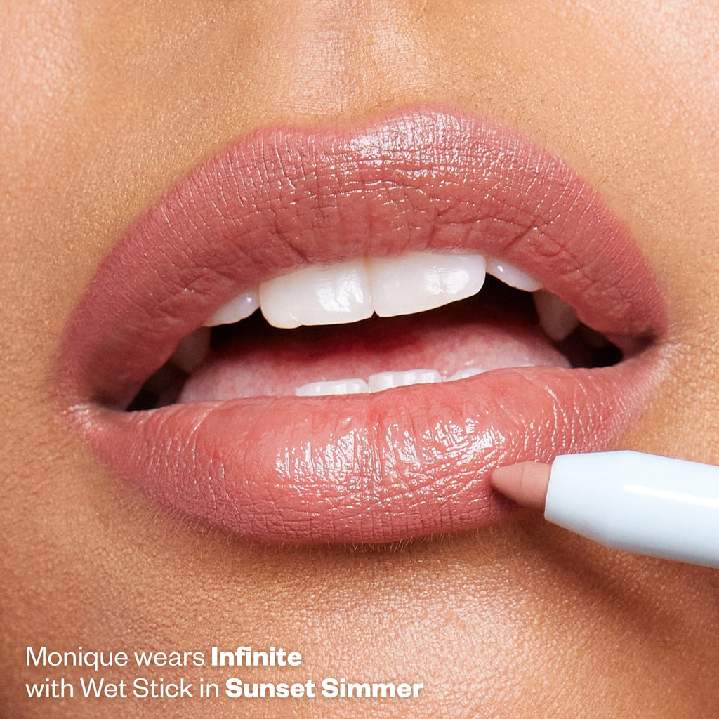Kosas Hotliner Retractable Lip Liner Pencil with Built-In Brush & Sharpener - Easy Contouring, Hydrating, Long-Lasting- Pigmented Creamy Texture for Plumping Lips - Hyaluronic Acid & Konjac - Infinite - TrustMedUSA