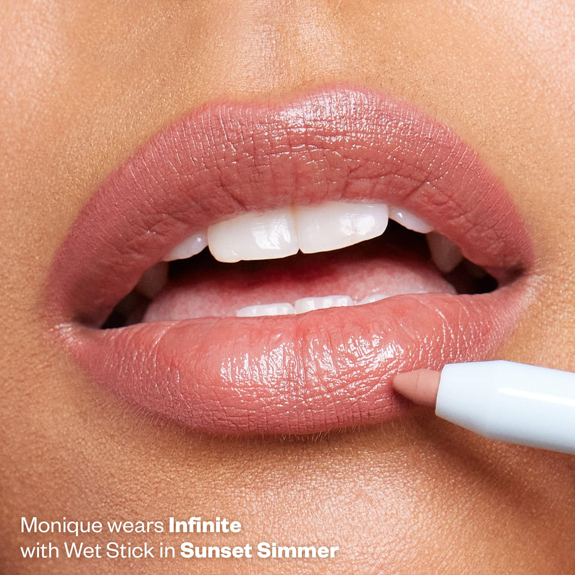 Kosas Hotliner Retractable Lip Liner Pencil with Built-In Brush & Sharpener - Easy Contouring, Hydrating, Long-Lasting- Pigmented Creamy Texture for Plumping Lips - Hyaluronic Acid & Konjac - Infinite - TrustMedUSA